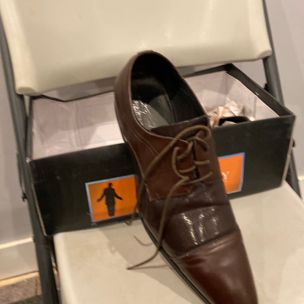 Men’s Dark Brown Dress Shoes Size 12